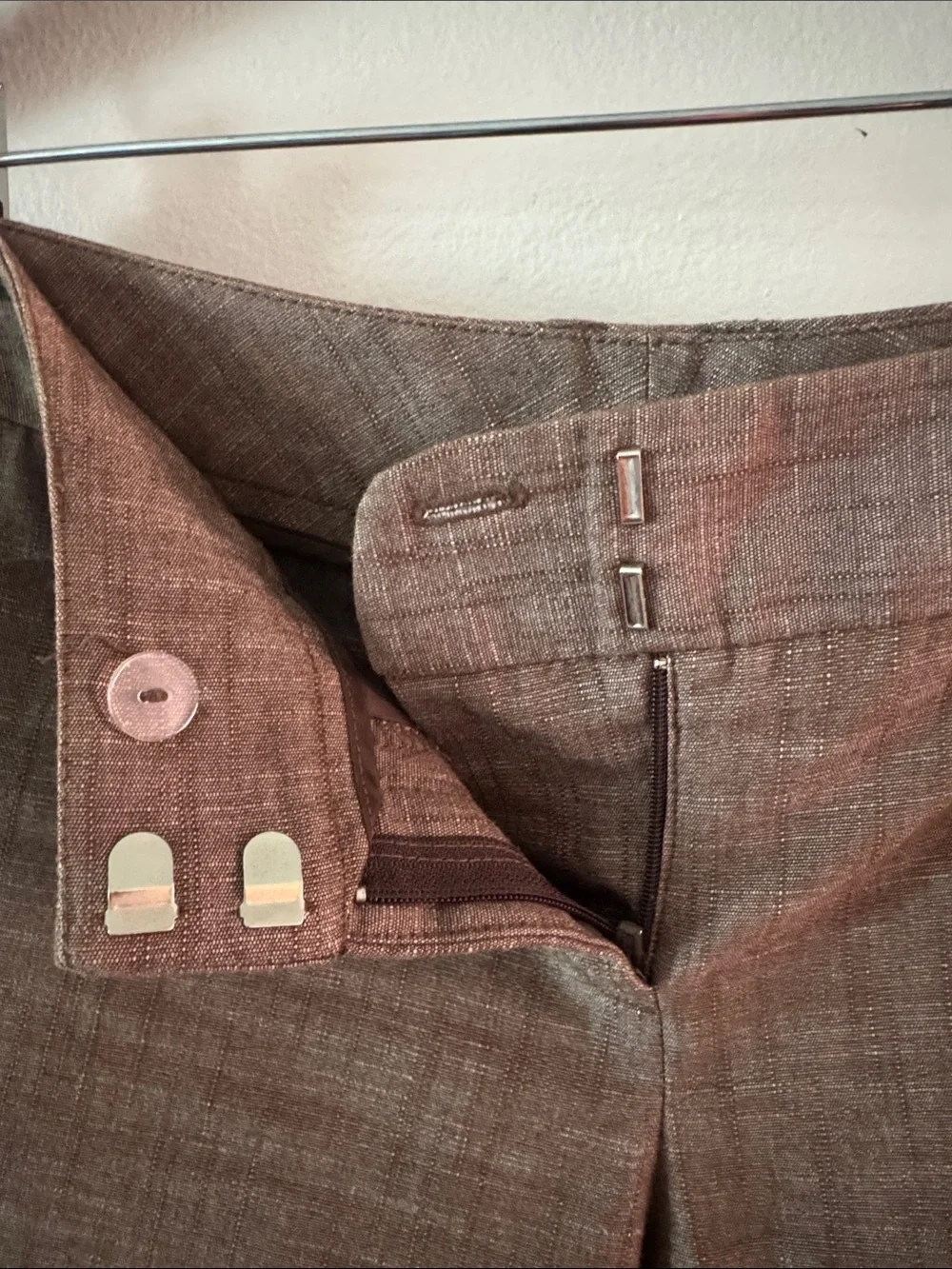 BCX Brown Textured Dress Shorts